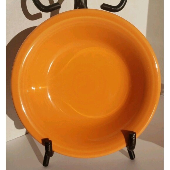 Lot Of 4! Fiestaware Tangerine Bowls 5 3/8" Stacking Fruit Berry Dessert HLC - Picture 3 of 8